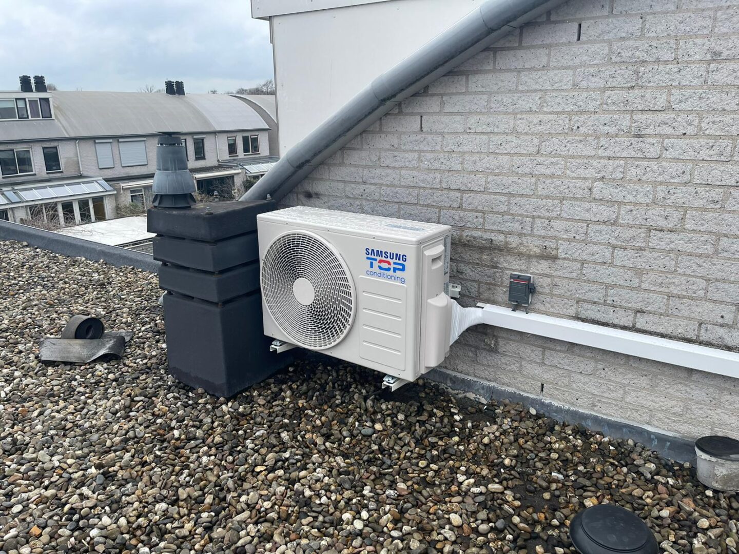 installatie warmtepomp